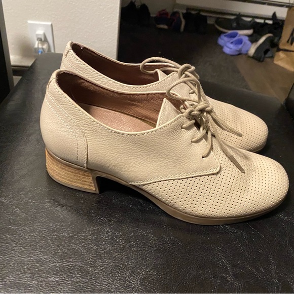 Dansko Louise Women’s Tan Leather Laces Oxford Dress Shoes Size 36/5.5US - Picture 6 of 14